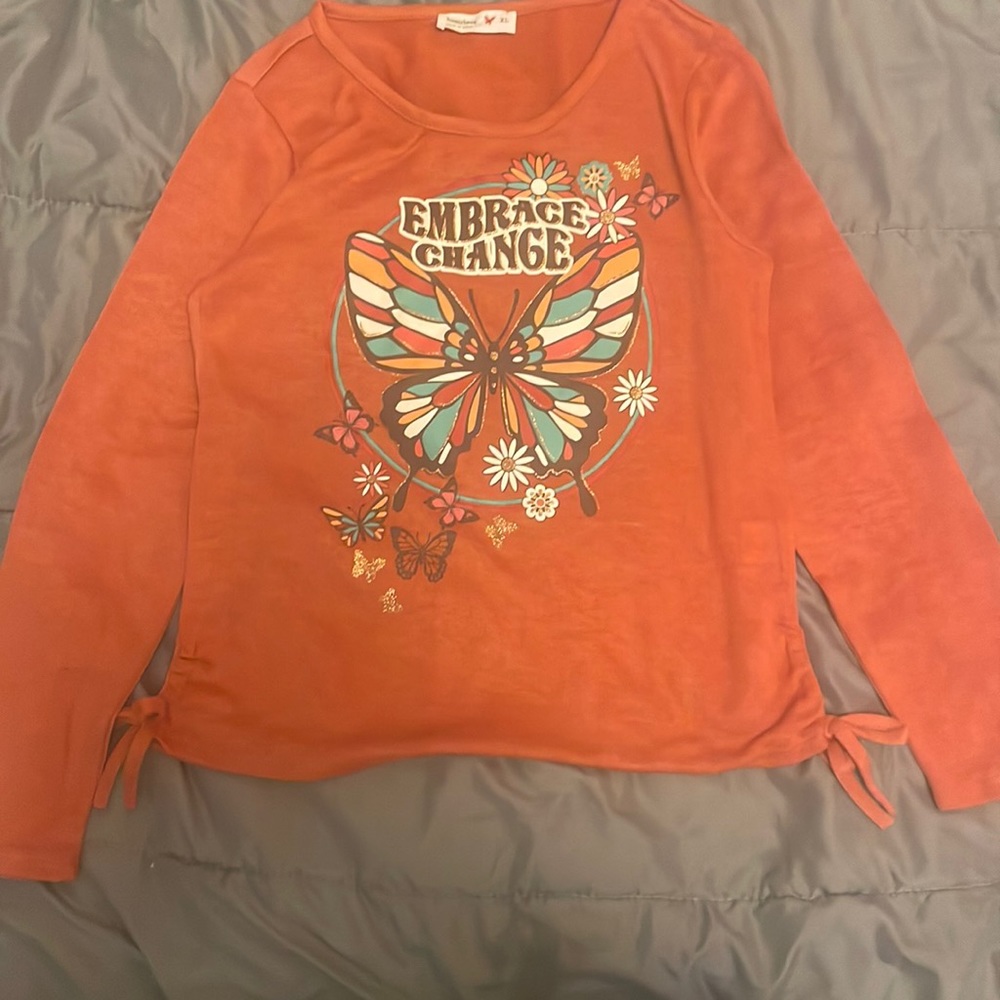 Beautees Long sleeved girls XL tee
